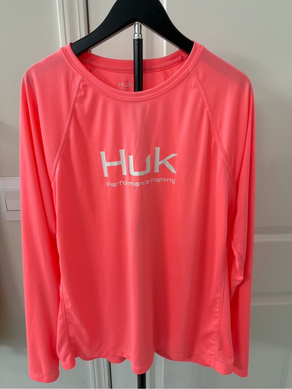 Huk Performance Fishing Coral Long Sleeve Shirt Size XL Womens